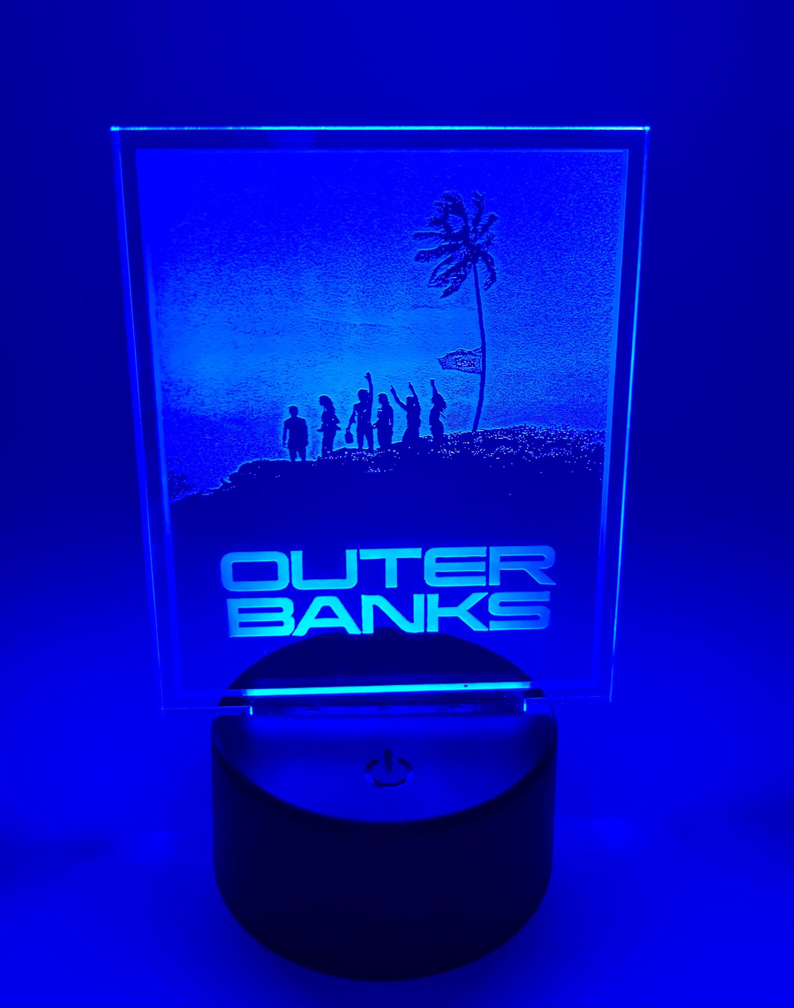 Outer Banks Room Decor Light up Acrylic Sign for Outer Banks Fans