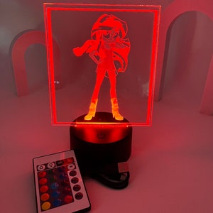 Sunset Shimmer My Little Pony Equestria Girls Light Up Display Stand with remote and usb wire