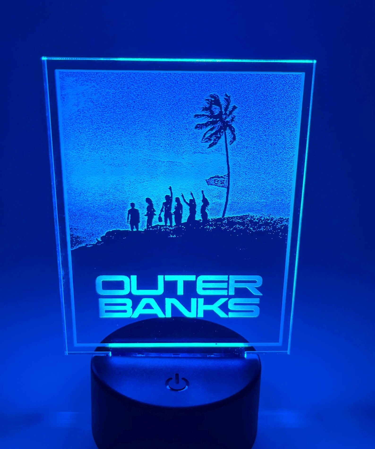 Outer Banks Room Decor Light up Acrylic Sign for Outer