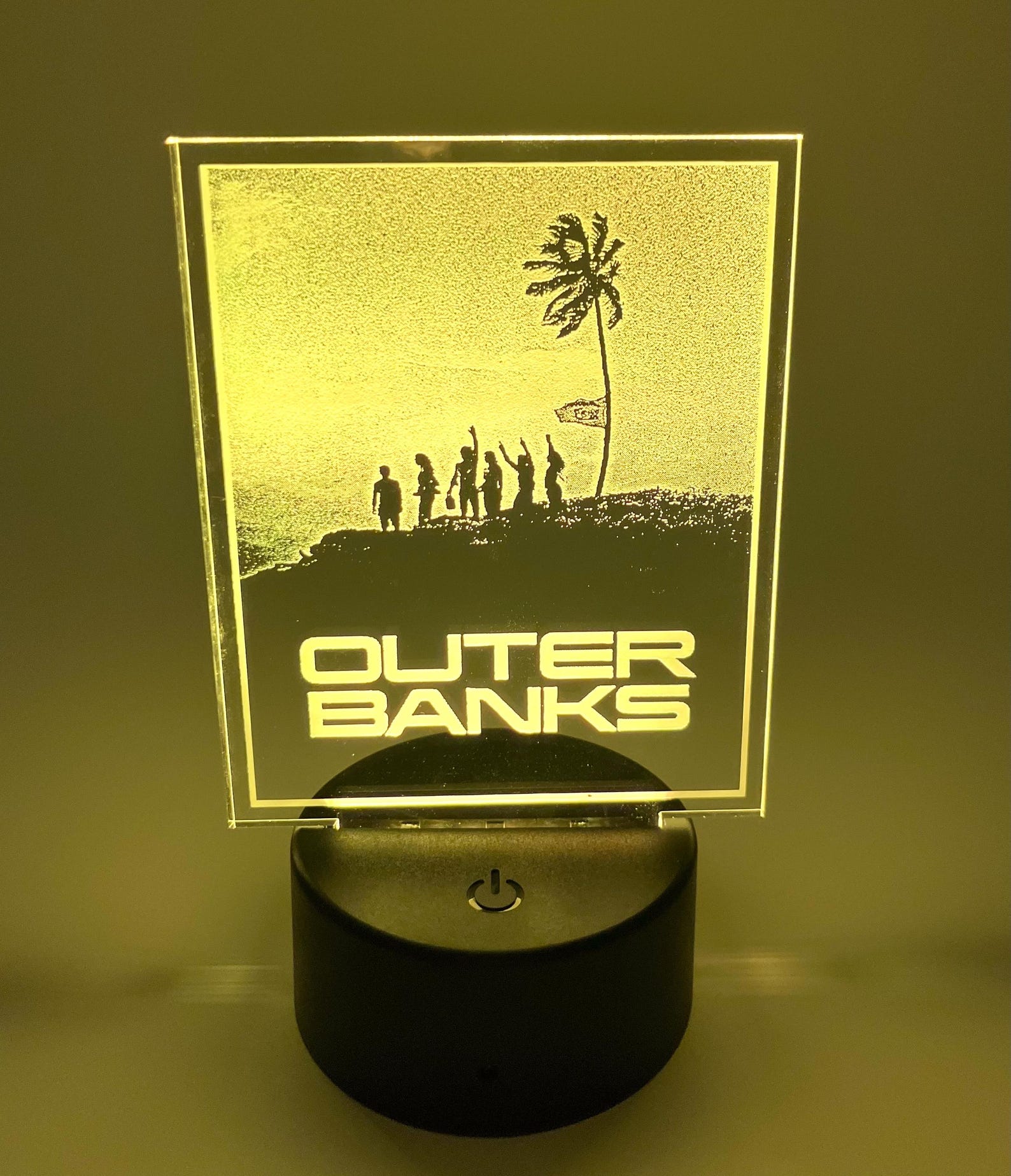 Outer Banks Room Decor Light up Acrylic Sign for Outer Banks Fans