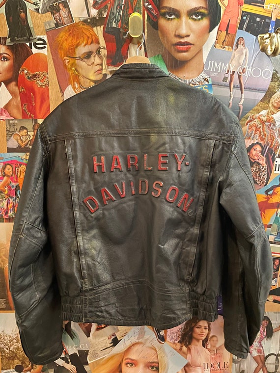 Vintage 80’s Harley Davidson Leather Jacket, M.