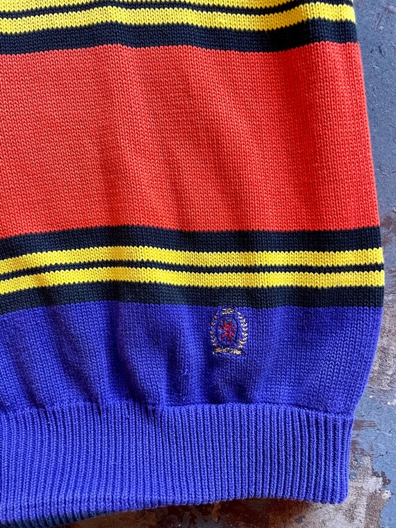 1990’s Tommy Hilfiger Color-block Sweater - image 2