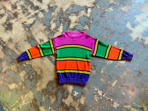 1990’s Tommy Hilfiger Color-block Sweater - image 3