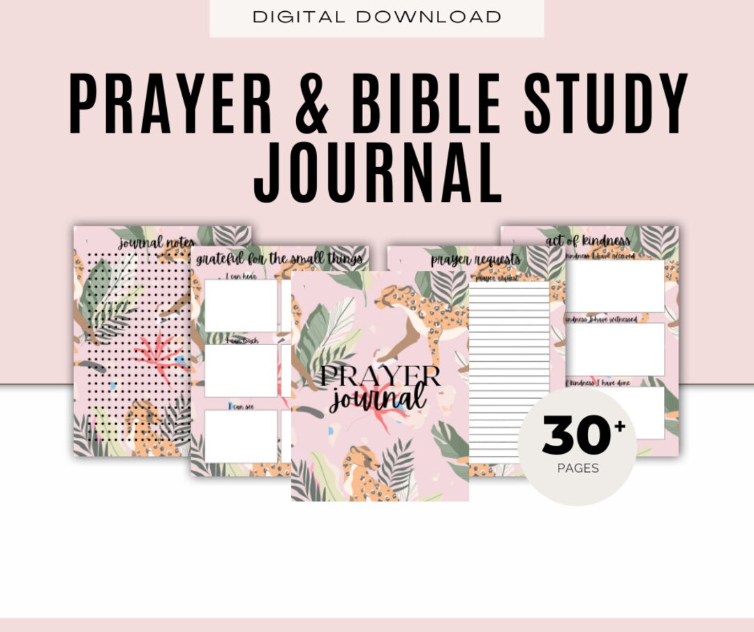 Prayer Journal Prayer Planner Prayer Templates Bible Study - Etsy