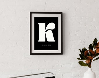 Modern Kansas City Print (Instant Download)