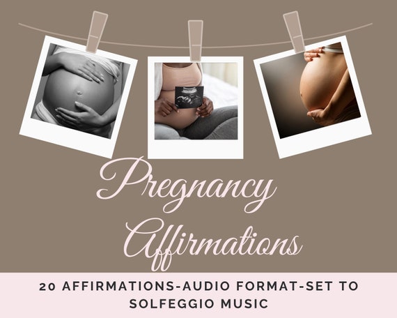Pregnancy Affirmations-Audio Format, Solfeggio Music, Mp3, Expectant Mothers