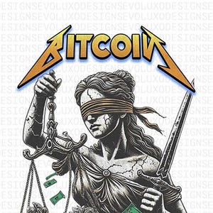 Bitcoin Justice PNG • Crypto Art Clipart