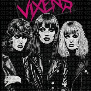 Electric women band blondie style 80s style fashion retro Sublimation DTF DTG Print PNG File Rock T Shirt