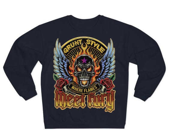 Grunt Style Sublimation DTF DTG Print PNG File Rock Band 80s