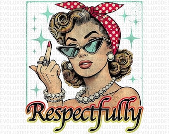 Girl Power Pop Art Retro Chic – Feminist Fashion Sublimation PNG High-Res