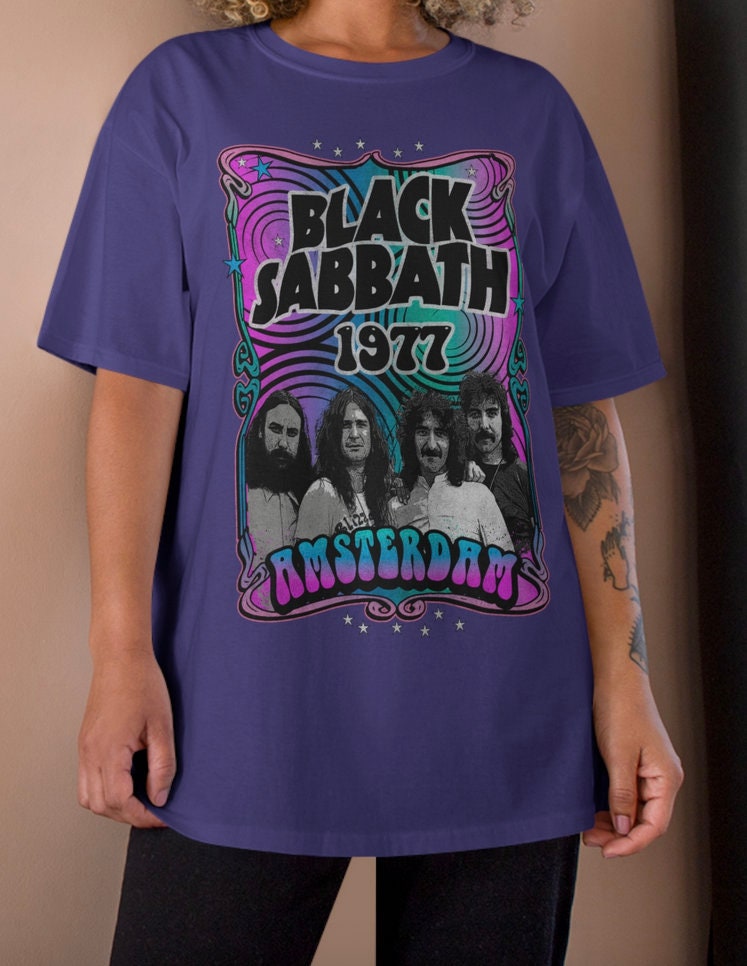 Black Sabbath Psychedelic Digital Sublimation DTF DTG Print Black Sabbath Psychedelic Digital Sublimation DTF DTG Print