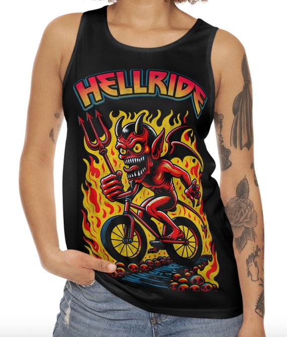 Hellride Devil Tattoo Art - DTF DTG Print File (PNG) - Etsy