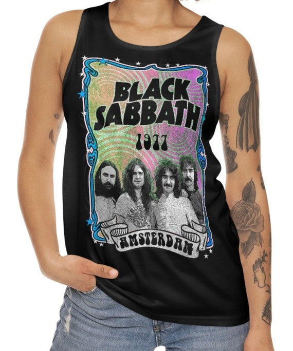 File Fan Band Ozzy Art Sabbath PNG Grunge Rock Distressed Digital Sublimation - Etsy DTG DTF Print 70s Psychedelic T-shirt Design Black