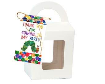 Hungry Caterpillar Thank You Tags Instant Download, Hungry Caterpillar printable Tags, Party Printables