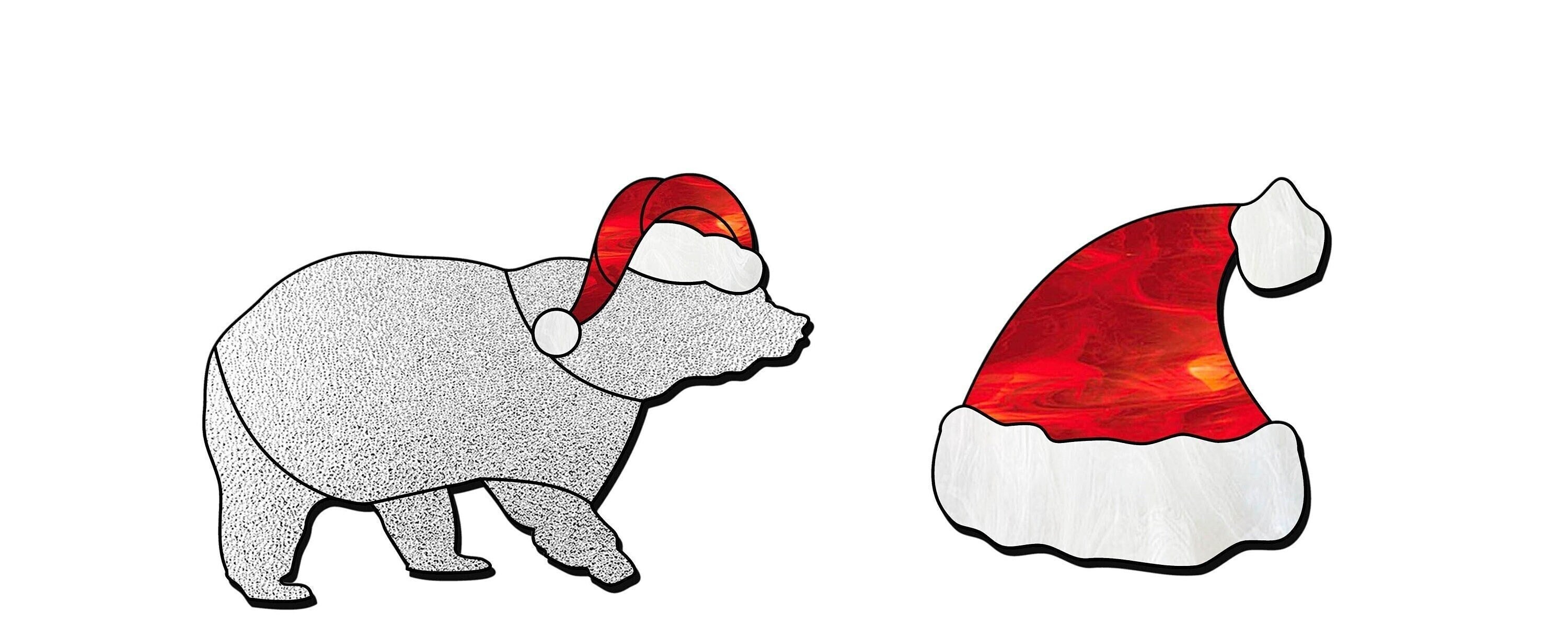 Stained Glass Christmas Patterns Set Of 2 Bear Suncatcher Etsy stained-glass-christmas-patterns-set-of-2-bear-suncatcher-etsy