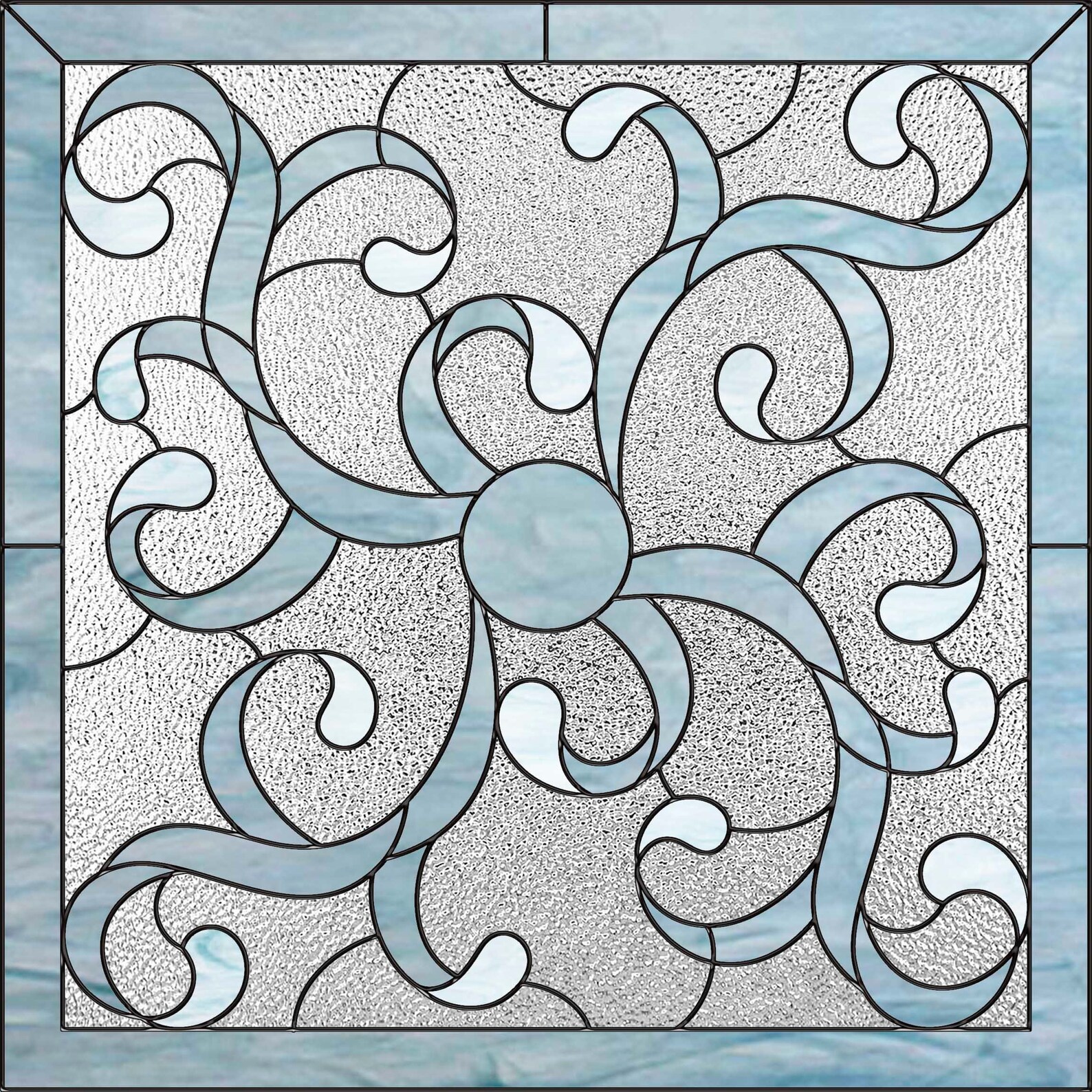 Stained Glass Geometric & Abstract Pattern PDF, Stain Glass Window ...