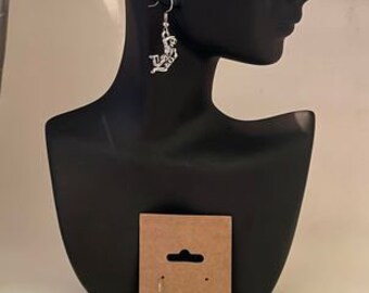 Silver Skeleton Earrings - Womens Jewelry - Halloween Jewelry- Statement pieces!