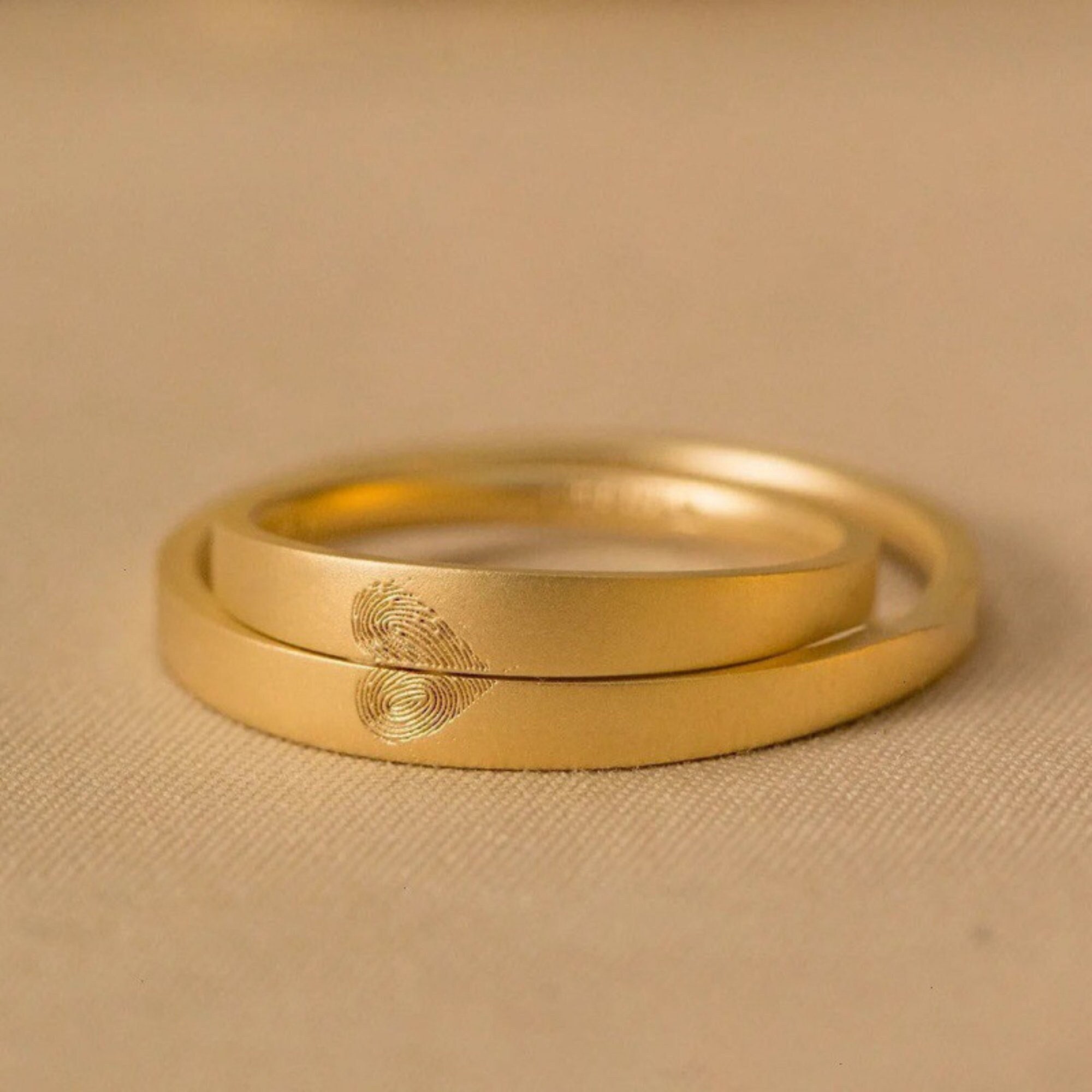 VISRA Couple Rings are inspired by the unmatched love you have for your  partner. GOLDEN CHUNKY