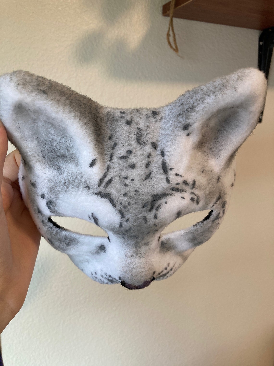 Snow Leopard Mask High Quality Etsy