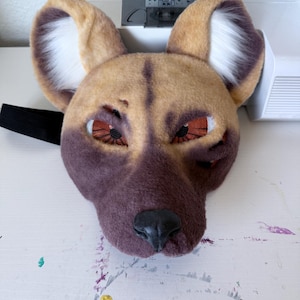 African Wild Dog Mask & Tail
