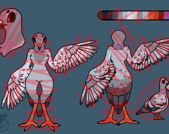 Rock Pigeon Fursona/OC Adopt