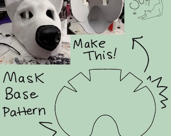 Animal Mask Base Pattern