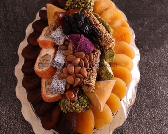 The  apricot gift package, Apricots with Turkish Delight, Turkish Delight With Pistachio, Turkish Desserts