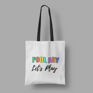 Pool Day Lets Play Tragetasche, Pooltasche, Strandtasche, Große Reisetasche