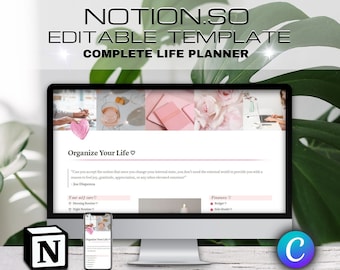 Small Business Owner Notion Template Aesthetic Notion Organizer For Busy Stay At Home Moms And Fully Editable Digital Planner Template
