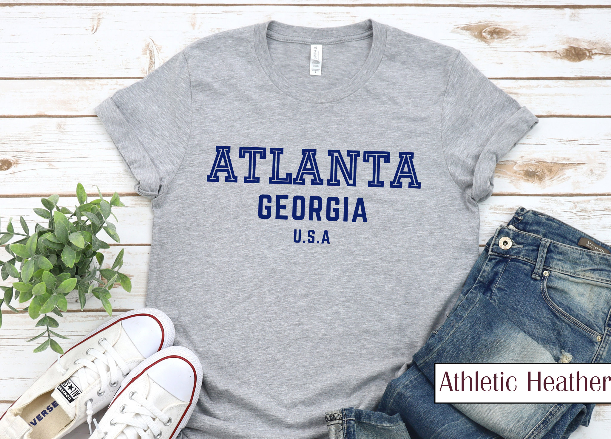 ATLANTA Shirt - Atlanta Georgia U.S.A T-shirt Gift - ATL Shirt - Georgia Shirt