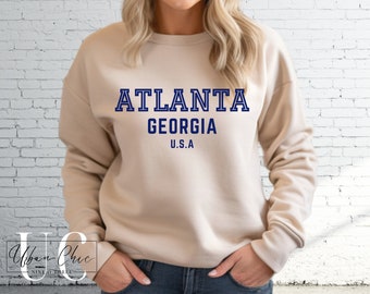 ATLANTA Sweatshirt - Atlanta Georgia U.S.A Sweatshirt Gift - ATL Sweatshirt - Georgia Sweatshirt - ATLANTA Unisex Sweatshirt