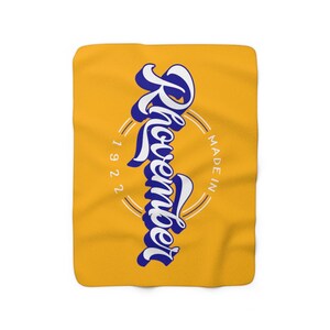 SGRho - Rovember Sherpa Fleece Blanket - Sun Gold