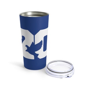 Zeta - Double Digit Shadow Tumbler 20oz - Blue