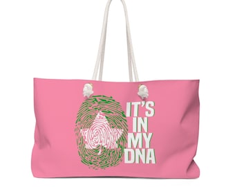AKA - It's In My DNA Weekender Bag - Pink