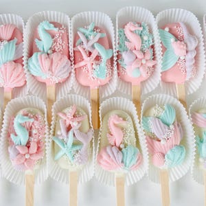 Sirène Cakesicles cake pops baby shower Anniversaire Geburtstag Cadeau Gâterie