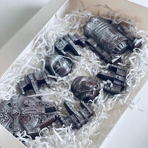 Star Wars gift Chocolate candy Birthday Geburtstag handmade Belgian chocolate