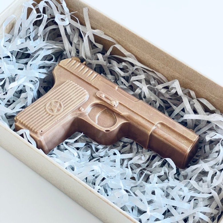 Pistola de chocolate Regalo de cumpleaños Regalo de chocolate Schokolade Pistole