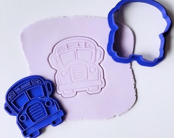 Schulbus Cookie Stempel Ausstechformen Fondant Stempel Ausstechformen Form Kuchen Capcake Plätzchen Dekoration Ausstechformen Werkzeuge