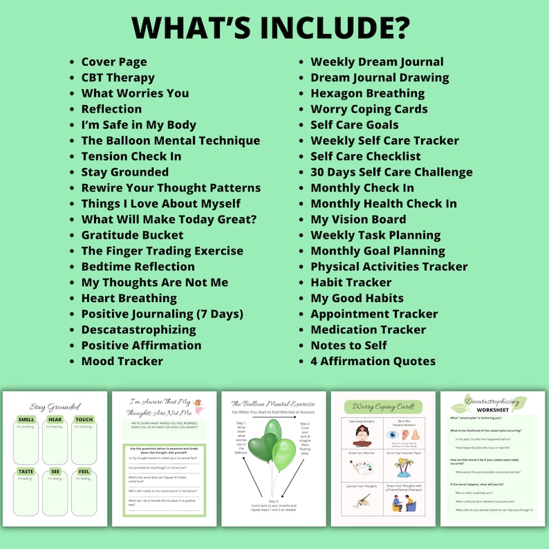 cbt-anxiety-journal-printable-manage-worries-workbook-etsy-uk