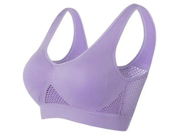 Women Sports seamless removable padded Shapeware Sports Gym Yoga Bra Stretch Crop Top Support