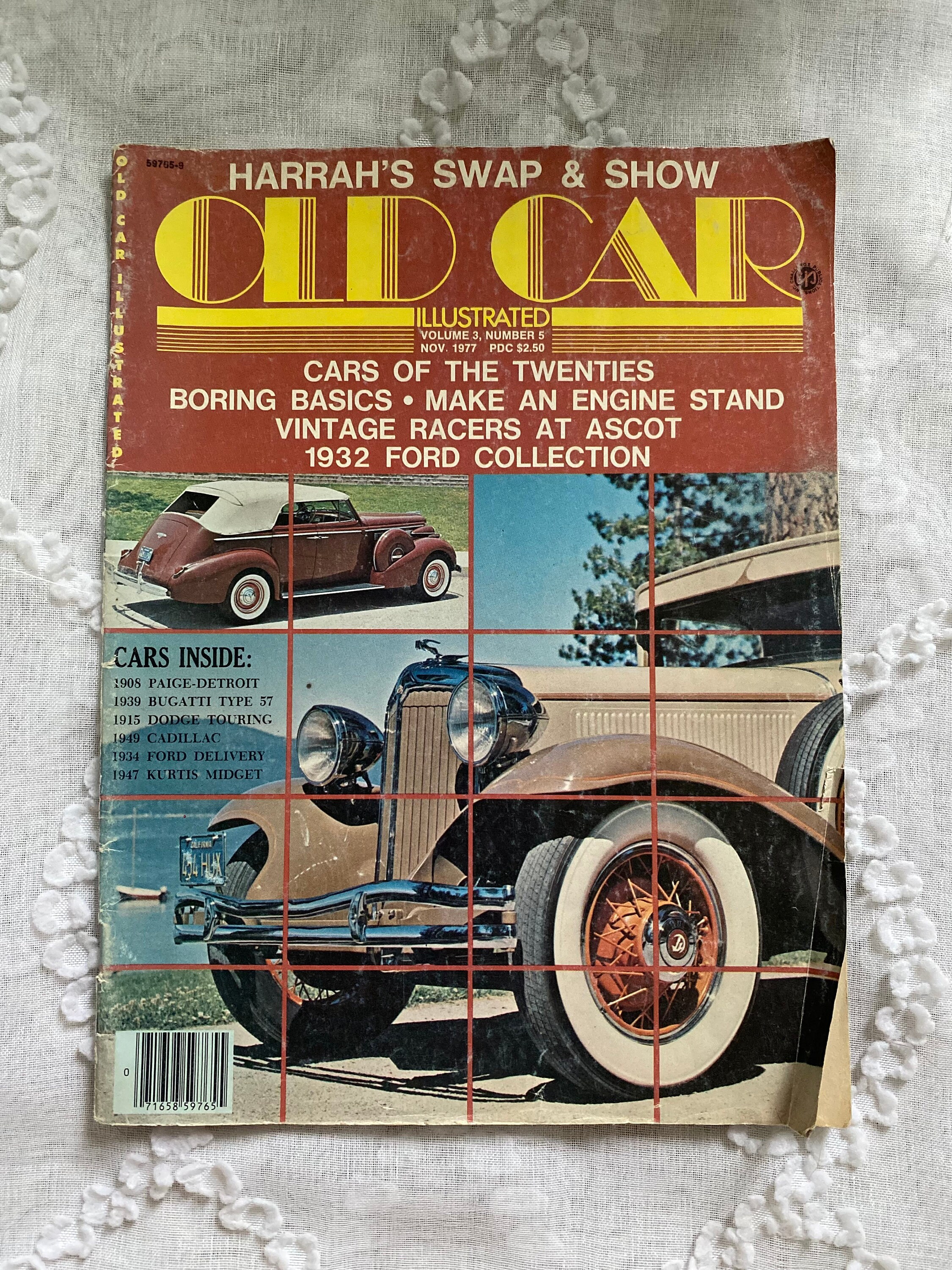 Harrahs Swap & Show Old Car Illustrated 1977 Vintage Car Etsy