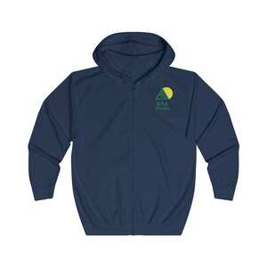 Sudadera con capucha unisex con cremallera completa