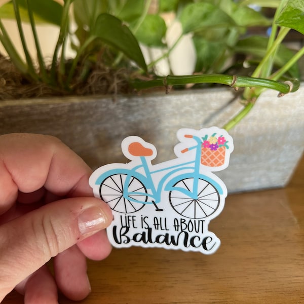 Life is all about Balance Sticker