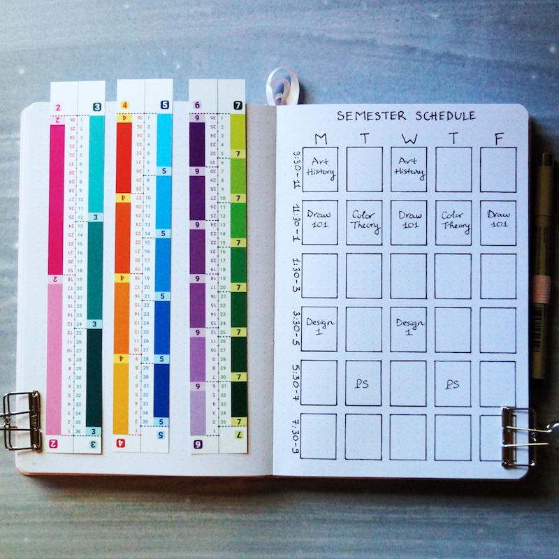 Bullet Journal Ruler Bullet Journal Ruler - Etsy