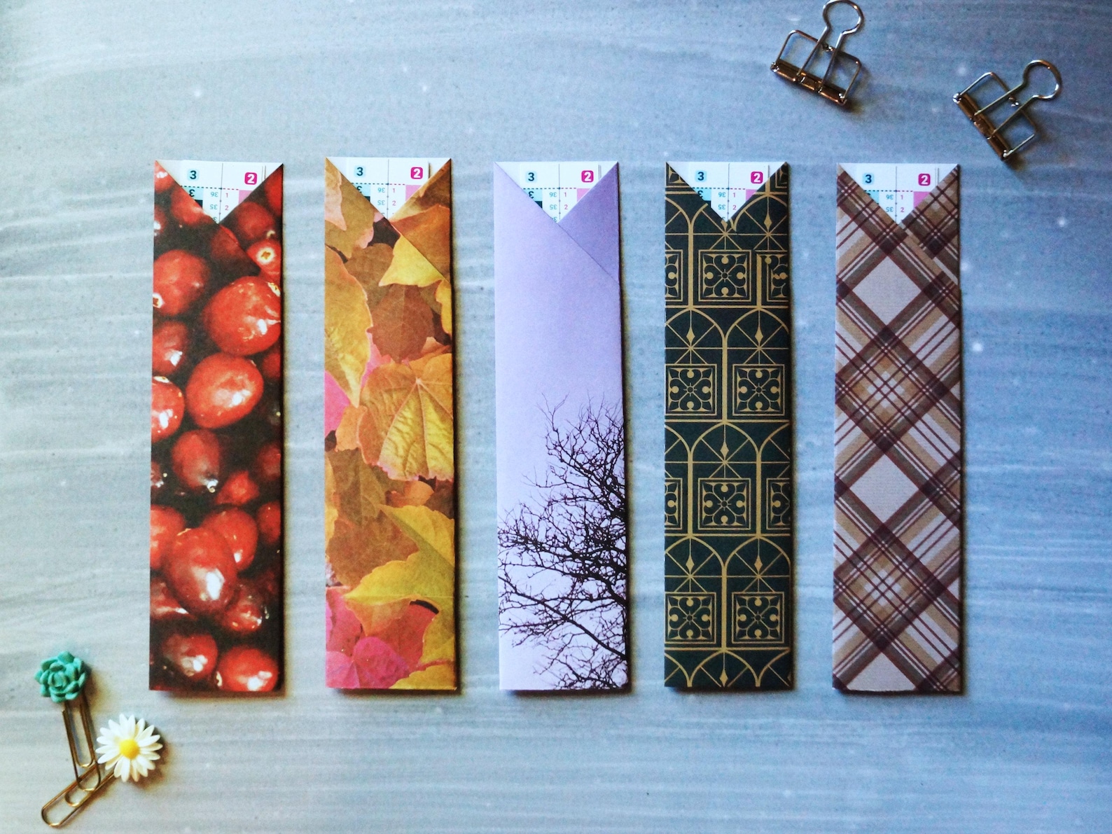 A5 Journal Grid Ruler Set | Handmade Colorful Grid Guide for A5 Planner ...