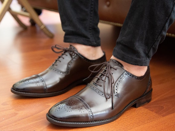 Men's shoes Business shoes black cowhide lace up Moccasin formal dinner  suit soft sole top luxury 45 size shoes for men