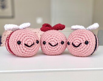 Monogrammed Sweetheart Crochet Bumble Bee Heart Wings Plushie, Handmade Love Cute Crochet Animals, Couple Initials, Personalized Gift
