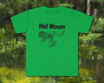 Funny Frog "Wet Mouse" Shirt - Unisex Softstyle T-Shirt