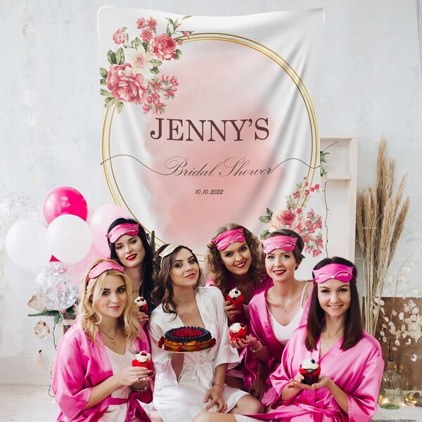 Bridal Shower Photo Backdrop Etsy