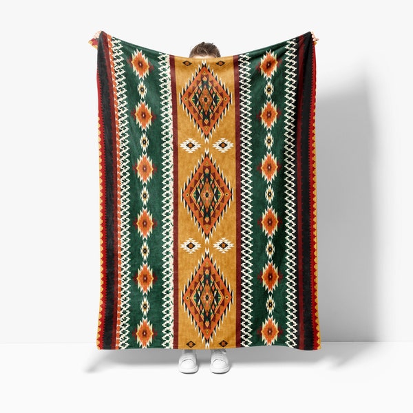 Aztec Blanket Etsy